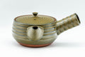 Japanese Kyusu - Green Spiraling Debeso Teapot - 375ml - Tezumi