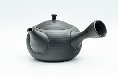 Japanese Kyusu - 玉光 Gyokko Floral Tokoname-yaki Sasame Teapot - 275ml - Tezumi