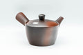 Tezumi — Japanese Kyusu - Yohen Fired Tokoname-yake Teapot - 240ml — three-quarter view