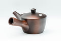 Tezumi — Japanese Kyusu - Yohen Fired Tokoname-yake Teapot - 240ml — top-down view of the lid