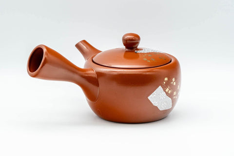 Japanese Kyusu - 常滑焼 Decorative Tokoname-yaki Teapot  - 230ml - Tezumi