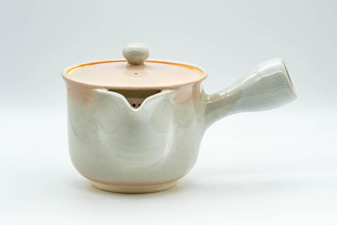 Japanese Kyusu - 椿窯 天鵬山 Tsubaki Kiln Hagi-yaki Teapot - 400ml - Tezumi