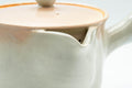 Japanese Kyusu - 椿窯 天鵬山 Tsubaki Kiln Hagi-yaki Teapot - 400ml - Tezumi