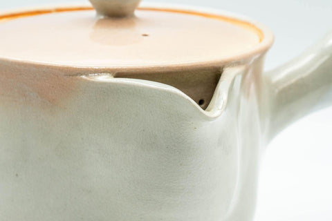 Japanese Kyusu - 椿窯 天鵬山 Tsubaki Kiln Hagi-yaki Teapot - 400ml - Tezumi