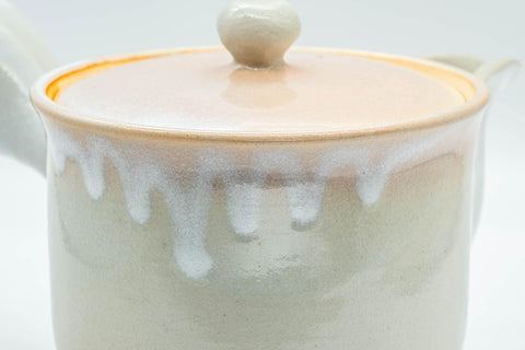 Japanese Kyusu - 椿窯 天鵬山 Tsubaki Kiln Hagi-yaki Teapot - 400ml - Tezumi