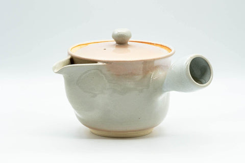 Japanese Kyusu - 椿窯 天鵬山 Tsubaki Kiln Hagi-yaki Teapot - 400ml - Tezumi
