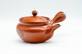 Japanese Kyusu - Engraved Collared Tokoname-yaki Teapot - 275ml - Tezumi