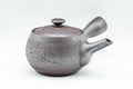 Japanese Kyusu - Engraved Banko-yaki Obi-ami 360 Strainer Teapot - 250ml - Tezumi