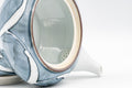 Japanese Kyusu - Porcelain Swirl Debeso Teapot - 280ml - interior view showing the debeso ceramic strainer