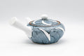 Japanese Kyusu - Porcelain Swirl Debeso Teapot - 280ml - side view from the handle