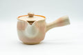 Japanese Tea Set - 椿窯 天鵬山 Tsubaki Kiln Hagi-yaki Do-ake Kyusu Teapot with 2 Yunomi Teacups - Tezumi