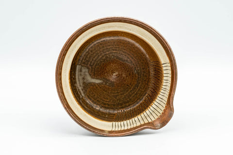 Japanese Tea Set - 大西忠左 Tadashi Onishi - Shigaraki-yaki Shiboridashi Teapot - Katakuchi Water Cooler - 3 Yunomi Teacups