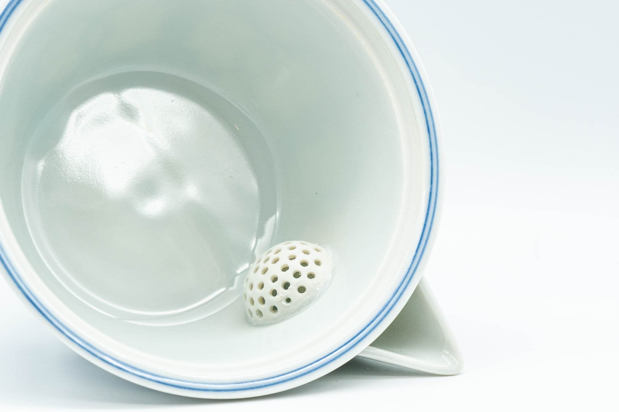 Japanese Tea Set - Arita-yaki Porcelain Debeso Houhin Teapot with 2 Asagao-gata Senchawan Teacups