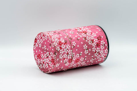 Japanese Chazutsu - Pink Sakura Tea Canister - 200ml - Tezumi