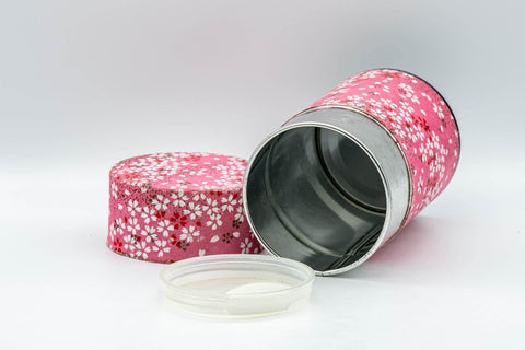 Japanese Chazutsu - Pink Sakura Tea Canister - 200ml - Tezumi