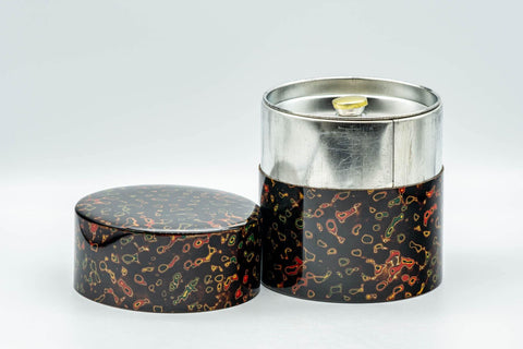 Japanese Chazutsu - 唐塗 Kara-nuri Urushi Lacquer Canister - 300ml - Tezumi