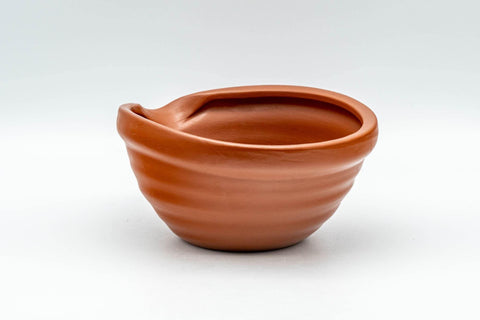 Japanese Katakuchi - Ribbed Red Shudei Water Cooler - 140ml - Tezumi