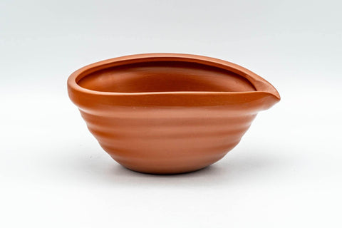 Japanese Katakuchi - Ribbed Red Shudei Water Cooler - 140ml - Tezumi