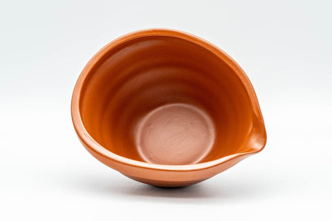 Japanese Katakuchi - Ribbed Red Shudei Water Cooler - 140ml - Tezumi