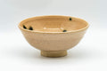 Japanese Matcha Bowl - 萩焼 Beige Glazed Black Spotted Chawan - 250ml - Tezumi