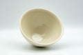 Tezumi — Japanese Matcha Bowl - Teiichi Oketani 定一桶谷 White Shiro Tenmoku Kyo-yaki Chawan - 250ml — three-quarter view