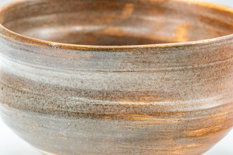 Japanese Matcha Bowl - Warm Orange Dojimara-gata Chawan - 350ml - Tezumi