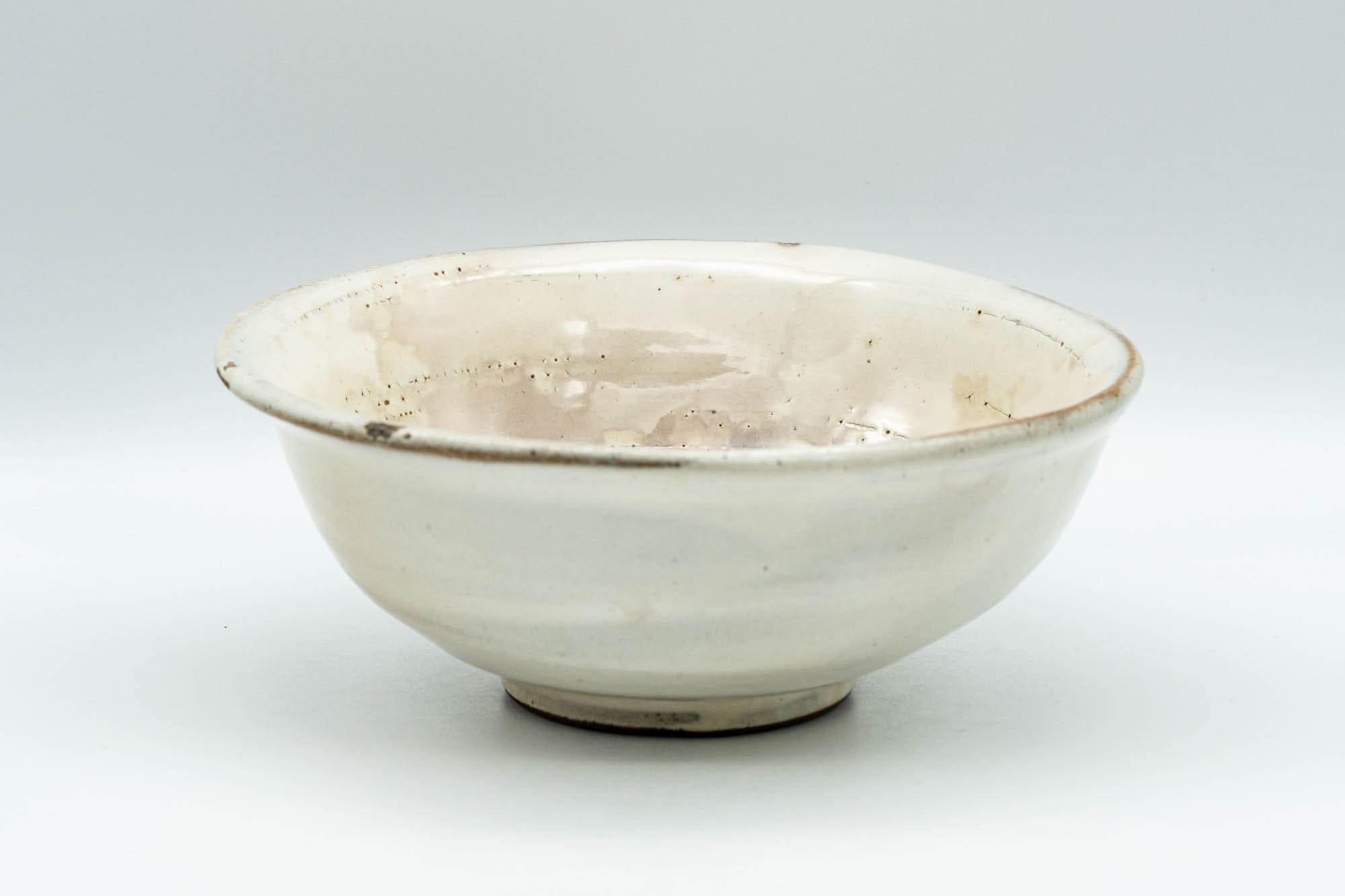 Japanese Bowl - Milky White Wan-nari Chawan - 250ml - Tezumi