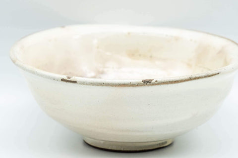 Japanese Bowl - Milky White Wan-nari Chawan - 250ml - Tezumi