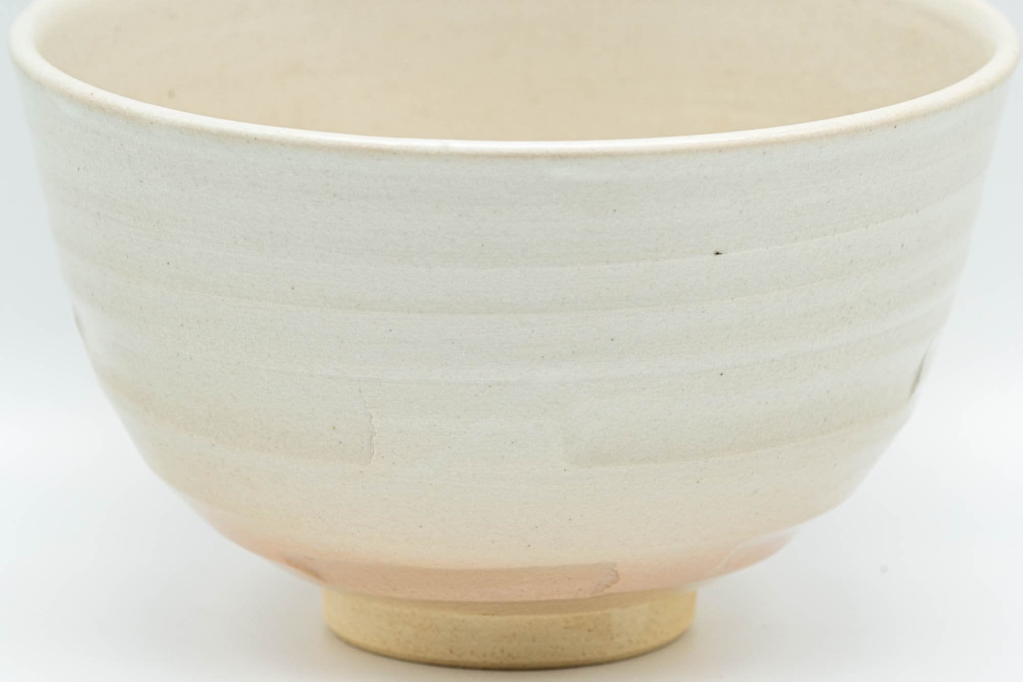Japanese Matcha Bowl - Spiral Carvings Kyo-yaki Chawan 晴香 - 350ml
