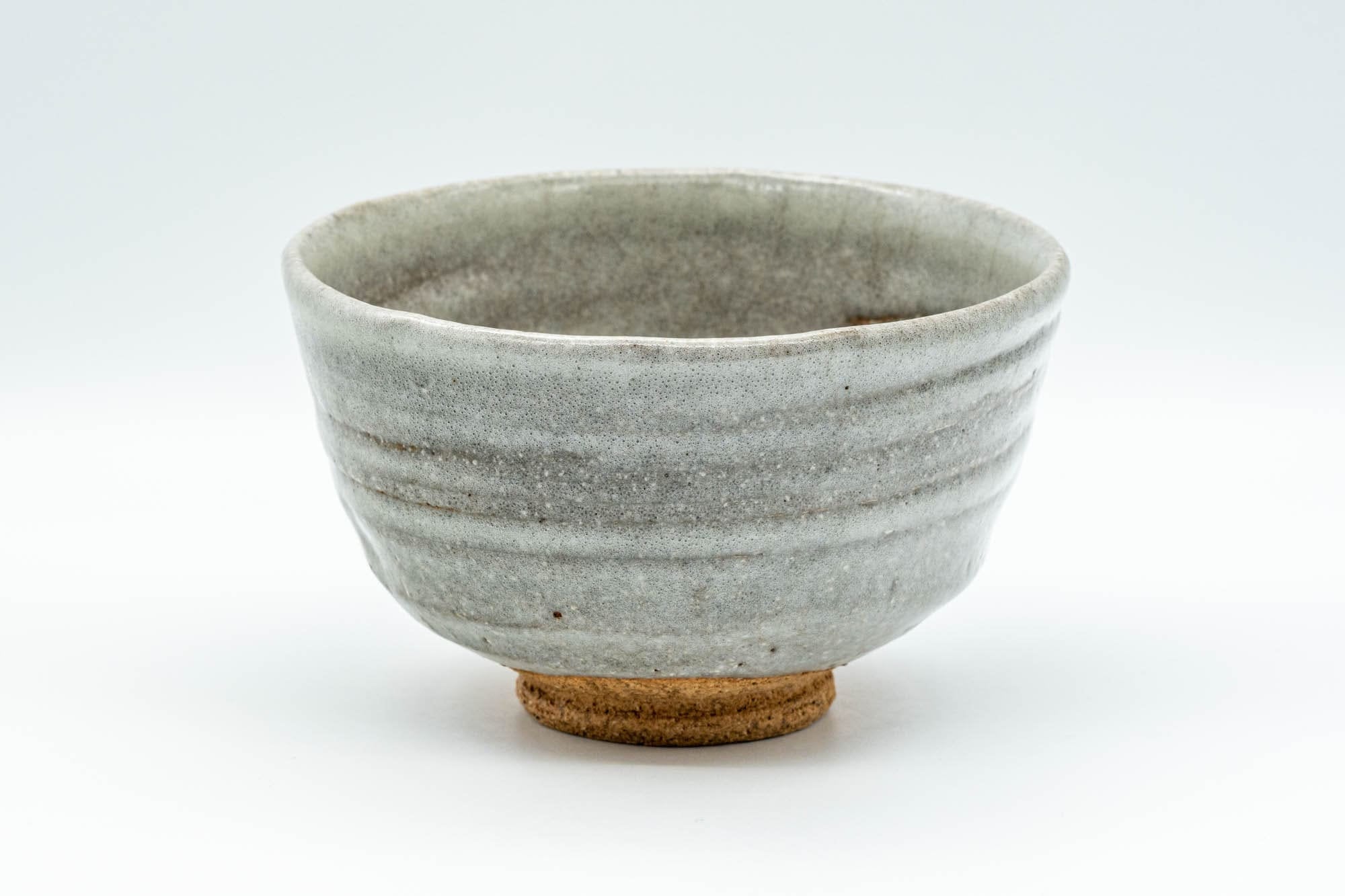 Japanese Matcha Bowl - Grey Swirling Ido-gata Chawan - 350ml