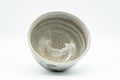 Japanese Matcha Bowl - Grey Swirling Ido-gata Chawan - 350ml - overhead view looking into the interior