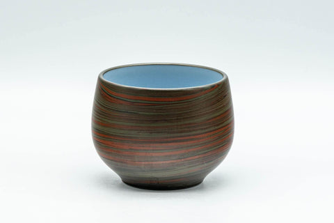 Japanese Teacup - 雲仙窯 Unzen Kiln Nerikomi Tokoname-yaki Yunomi - 120ml - Tezumi