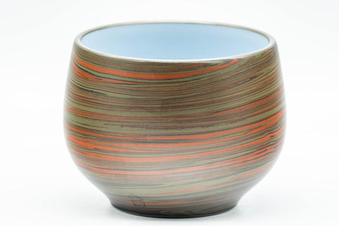 Japanese Teacup - 雲仙窯 Unzen Kiln Nerikomi Tokoname-yaki Yunomi - 120ml - Tezumi