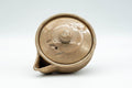 Japanese Houhin - Beige Ribbed Hagi-yaki Handle-less Teapot - 100ml - Tezumi