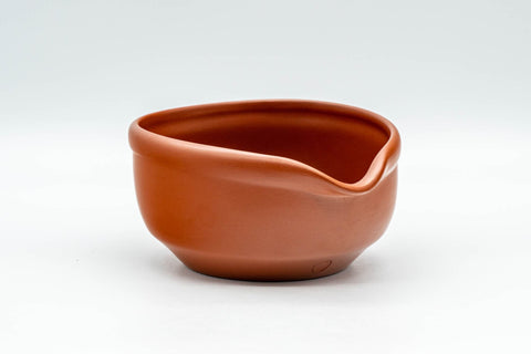 Japanese Katakuchi - Red Shudei Tokoname-yaki Yuzamashi Water Cooler - 200ml - Tezumi