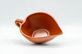 Japanese Yuzamashi - Rear-Handled Heart-shaped Tokoname-yaki Water Cooler - 150ml - top-down view showing the heart-shaped opening