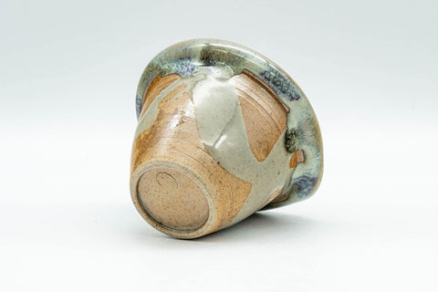 Japanese Shiboridashi - Hare's Fur Drip-Glazed Akogi-yaki Teapot - 90ml - Tezumi