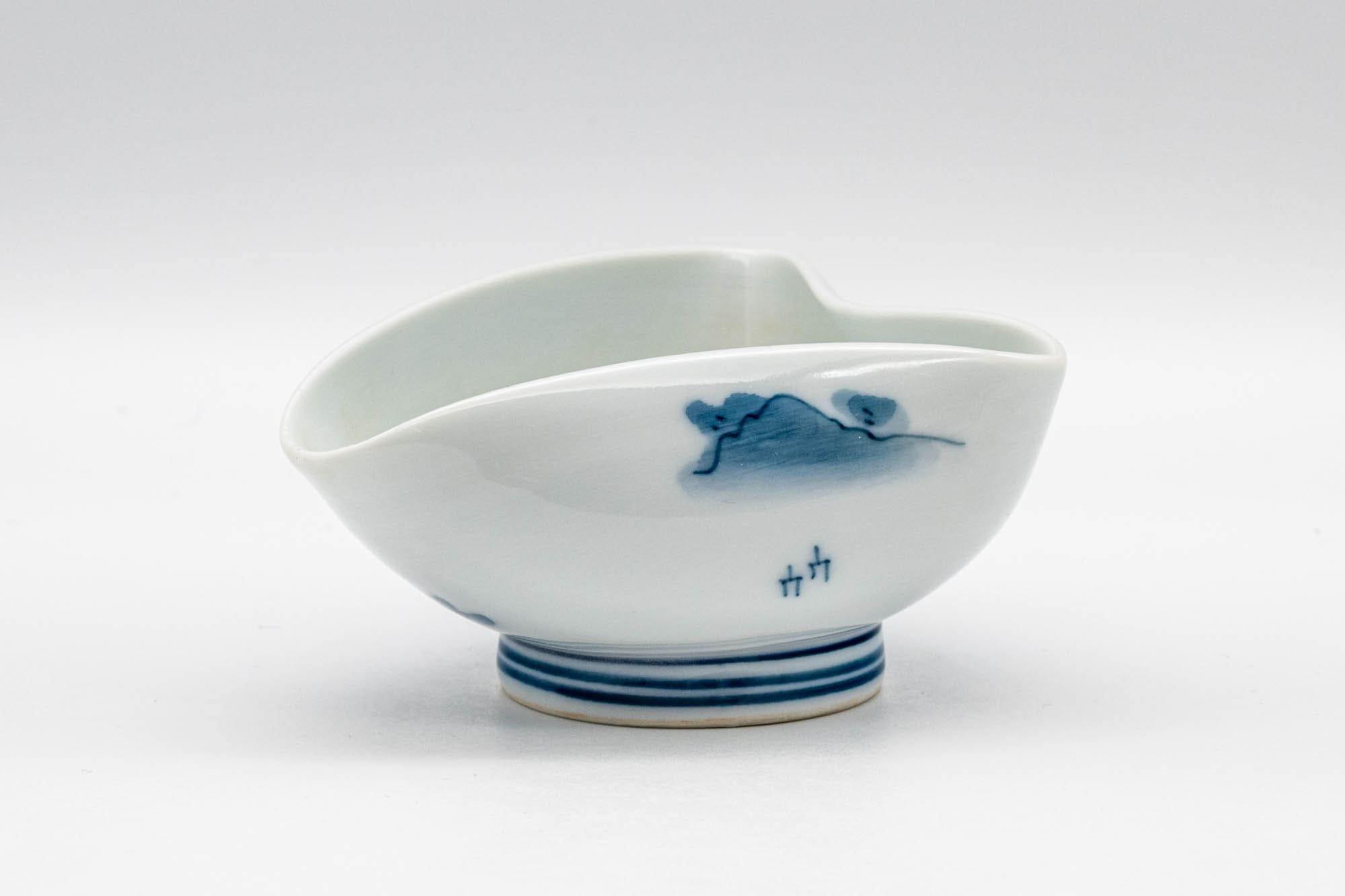 Japanese Katakuchi - Hataman Toen (畑萬陶苑) Porcelain Water Cooler - 40ml - Tezumi