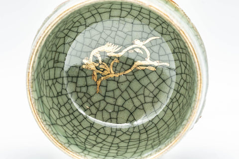 Japanese Teacups - Pair of Obori Soma-Yaki Yunomi - 90ml - Tezumi