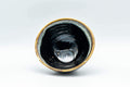 Tezumi — Japanese Teacup - Jet Black Hare's Fur Glazed Yunomi - 75ml — three-quarter view