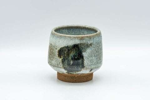 Tezumi — Japanese Teacup - Abstract Hare's Fur Glazed Yunomi - 90ml — front view