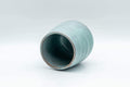 Tezumi — Japanese Teacup - Blue Spiral Yunomi - 110ml — three-quarter view