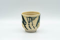 Japanese Teacup - Beige Bamboo Motif Guinomi - 60ml - Tezumi