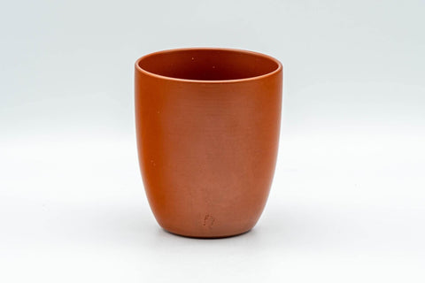 Tezumi — Japanese Teacup - Floral Plum-blossom Engraved Tokoname-yaki Yunomi - 120ml — front view from another angle