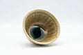 Tezumi — Japanese Teacup - Dark Green Drip-glazed Yunomi - 120ml — three-quarter view