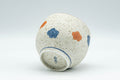 Japanese Teacup - Floral Arita-yaki Porcelain Yunomi - 150ml - tilted to show the base and foot