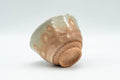 Tezumi — Japanese Teacup - Gohonte Wabi-sabi Hagi-yaki Yunomi - 100ml — top-down view of the interior