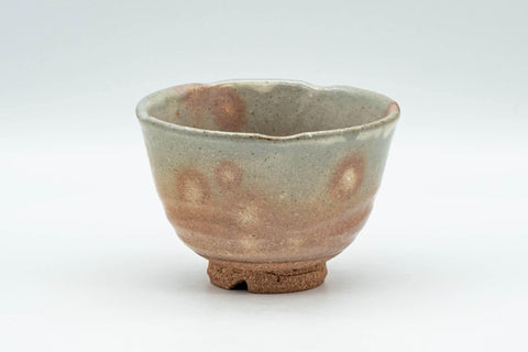 Tezumi — Japanese Teacup - Gohonte Wabi-sabi Hagi-yaki Yunomi - 100ml — front view