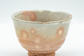Tezumi — Japanese Teacup - Gohonte Wabi-sabi Hagi-yaki Yunomi - 100ml — tipped to show the interior