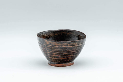 Tezumi — Japanese Teacup - Wabi-Sabi Guinomi - 50ml — three-quarter view